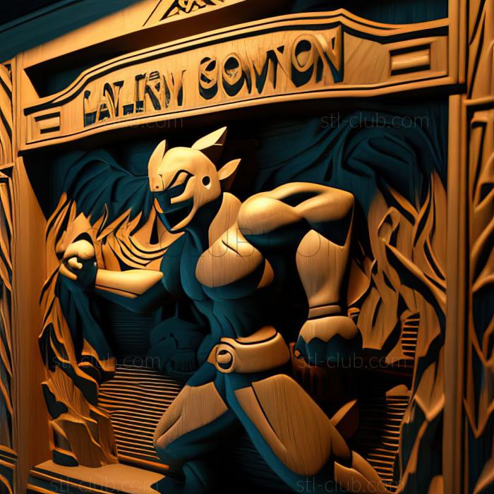 3D model Showdown at Dark City Showdown Pokmon Gym (STL)